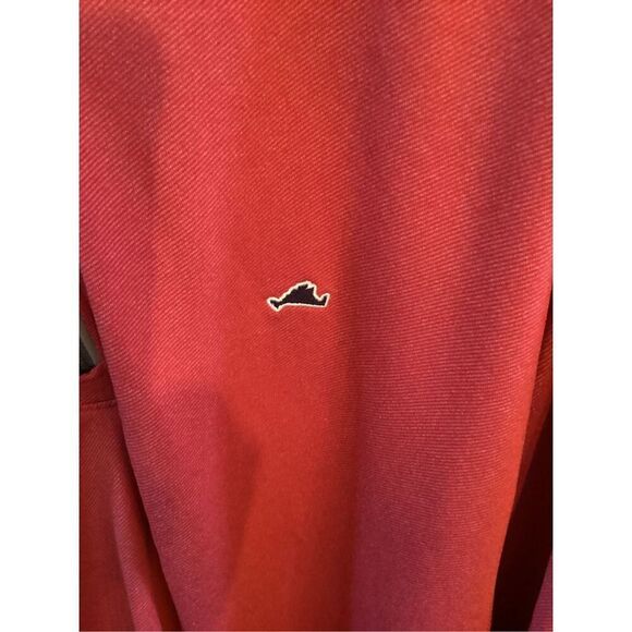 Vineyard Vines Performance 1/4 Zip Sz 2XL Pullover Red Golf - Picture 3 of 7